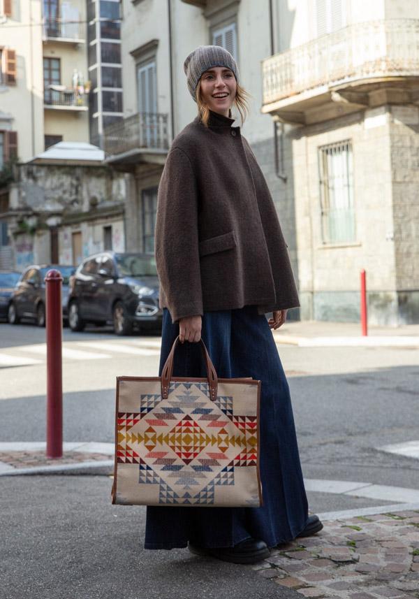 Rose & Lini BOBOUTIC WOOL JACKET “4765” BROWN