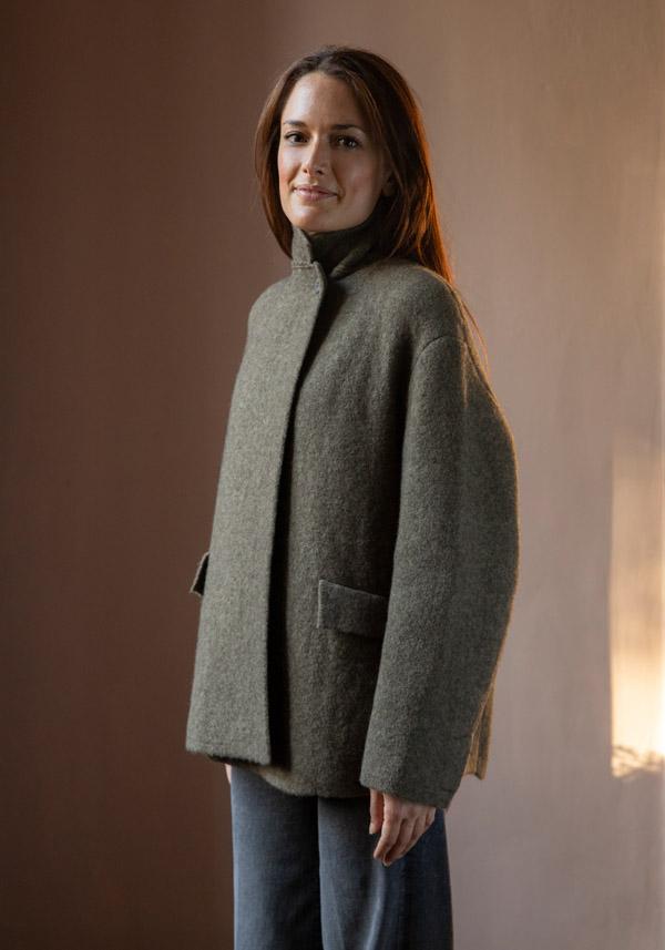 Rose & Lini BOBOUTIC WOOL JACKET “4765” FOREST