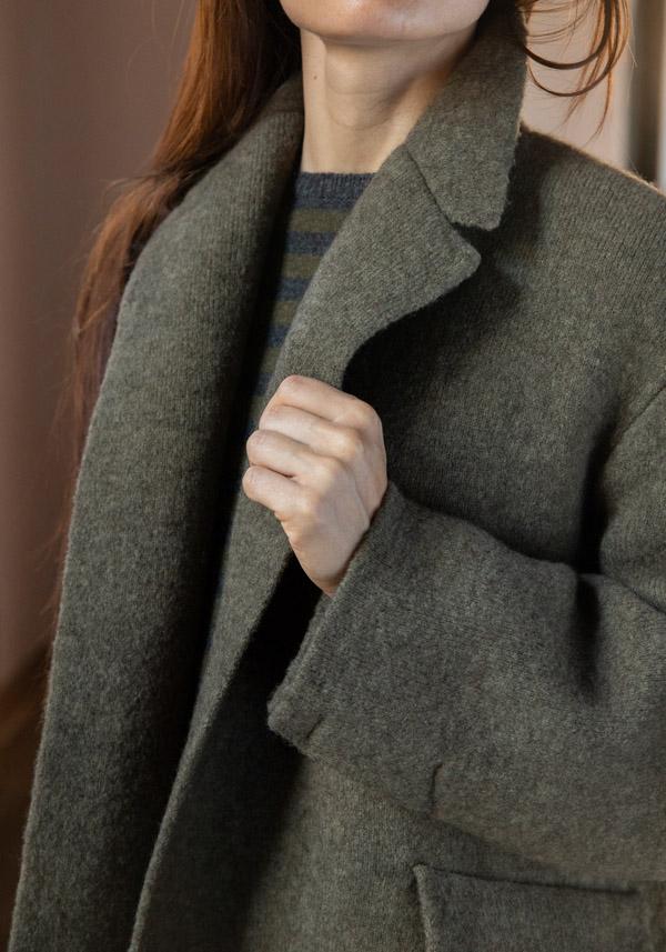 Rose & Lini BOBOUTIC WOOL JACKET “4765” FOREST