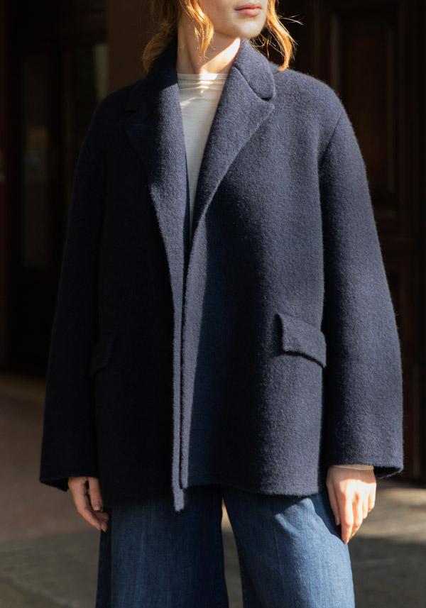 Rose & Lini BOBOUTIC WOOL JACKET “4765” NAVY