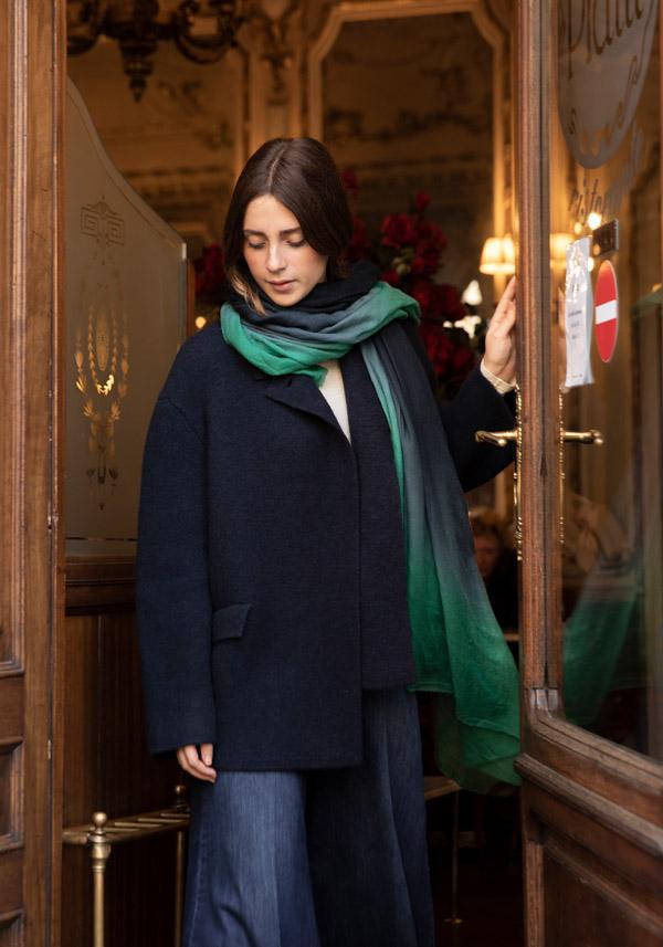 Rose & Lini BOBOUTIC WOOL JACKET “4765” NAVY