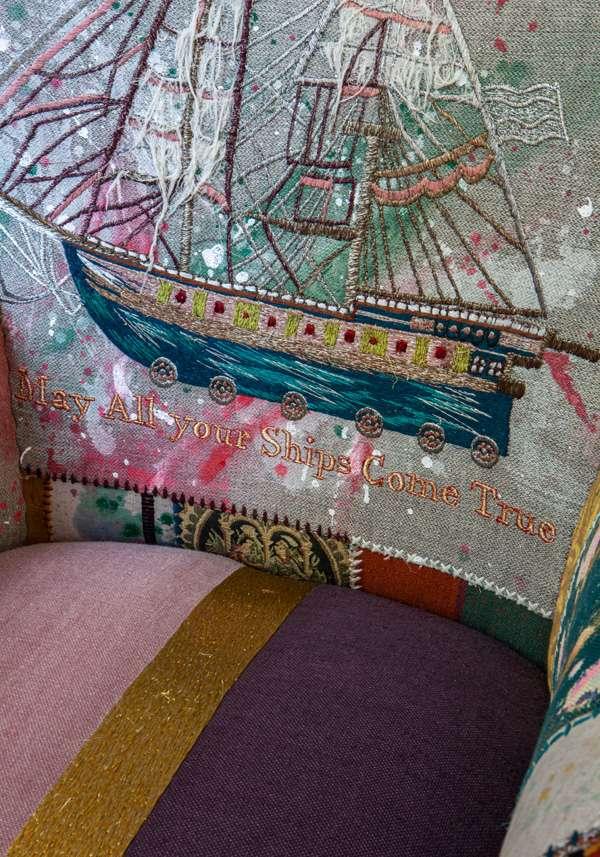 Rose & Lini BOKJA “MICKEY FANTASY” MULTICOLOR ARMCHAIR