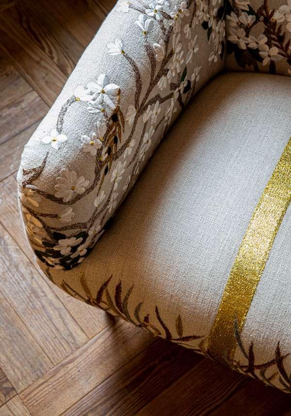 Rose & Lini BOKJA “MICKEY PRIMAVERA” FLORAL ARMCHAIR