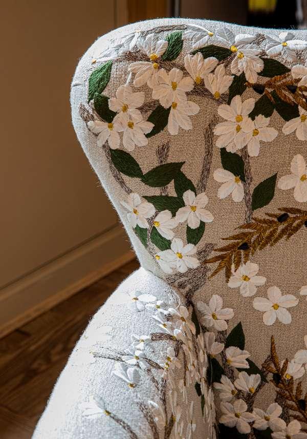 Rose & Lini BOKJA “MICKEY PRIMAVERA” FLORAL ARMCHAIR