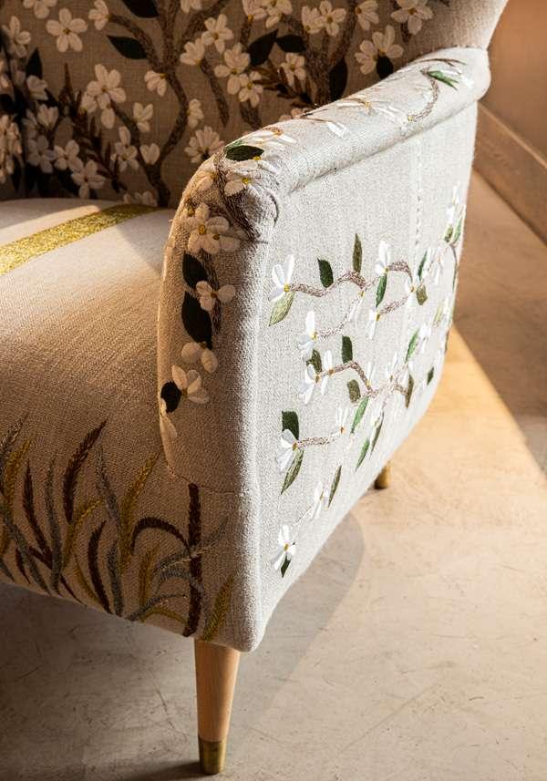 Rose & Lini BOKJA “MICKEY PRIMAVERA” FLORAL ARMCHAIR