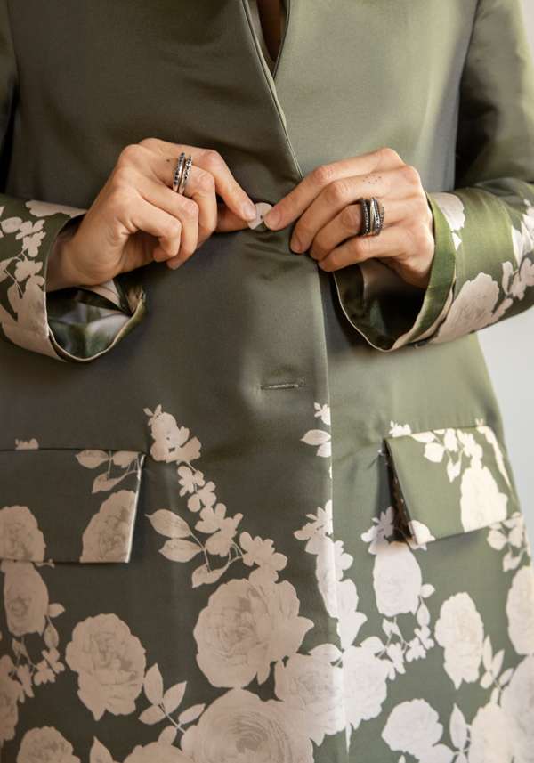 Rose & Lini CO.GO PATTERNED “COAT 274” MILITARY