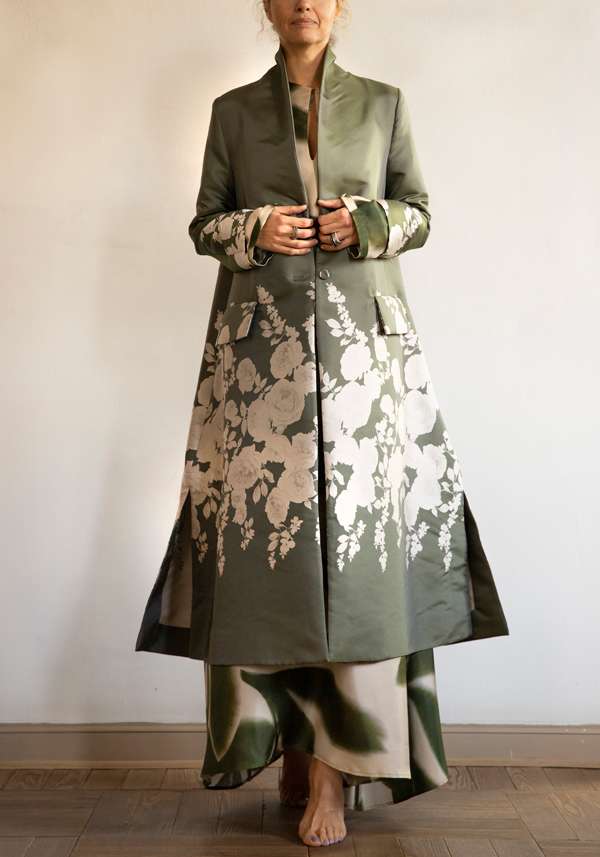 Rose & Lini CO.GO PATTERNED “COAT 274” MILITARY