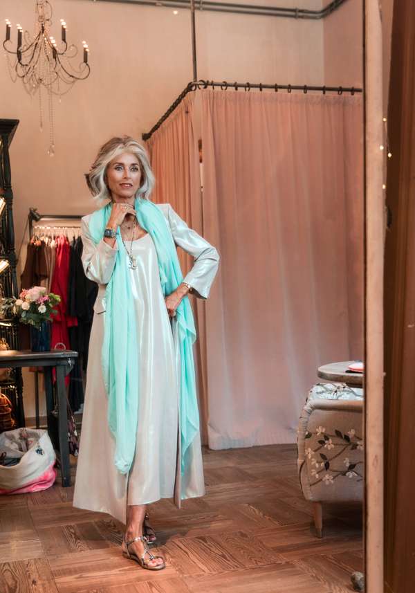 Rose & Lini CO.GO SATIN “DUST COAT 11101”