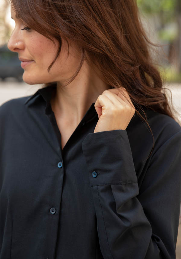 Rose & Lini CO.GO “TOP VC322” DARK NAVY SHIRT