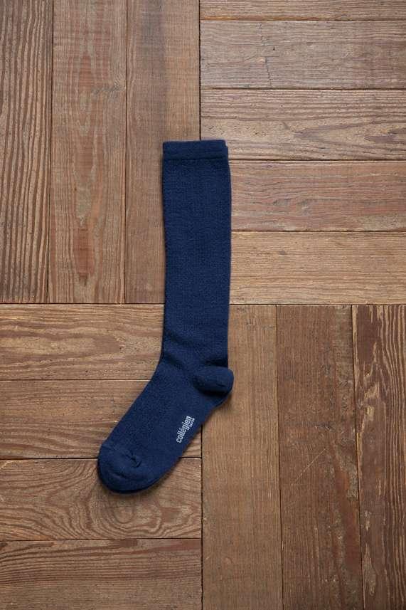 Rose & Lini COLLEGIEN “ADELE” MERINO WOOL SOCKS NAVY