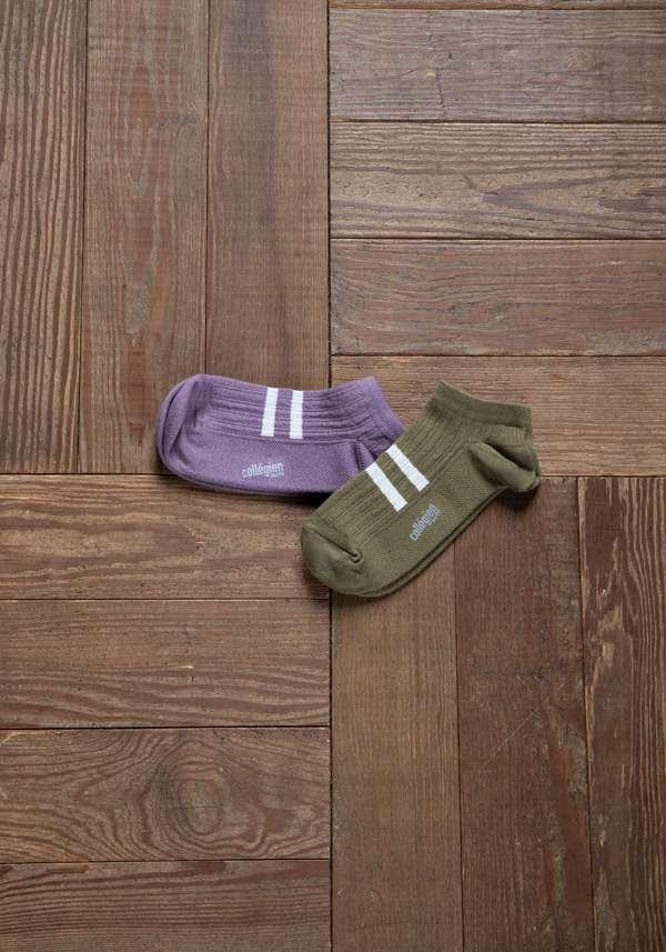 Rose & Lini COLLEGIEN “MAE” SHORT SOCKS OLIVE