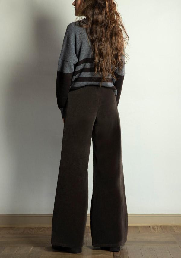 Rose & Lini ROSE & LINI COTTON “FAVIGNANA” MORO WIDE LEG PANTS