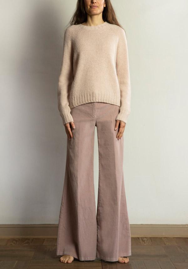Rose & Lini ROSE & LINI COTTON “FAVIGNANA” PINK WIDE LEG PANTS