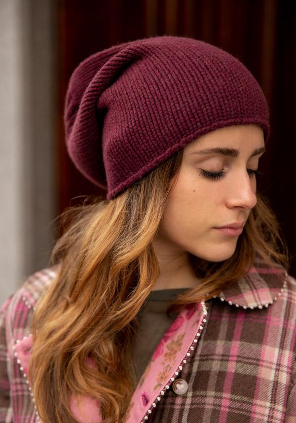 Rose & Lini DANIELAPI CASHMERE “TURBAN BEANIE” LAVA