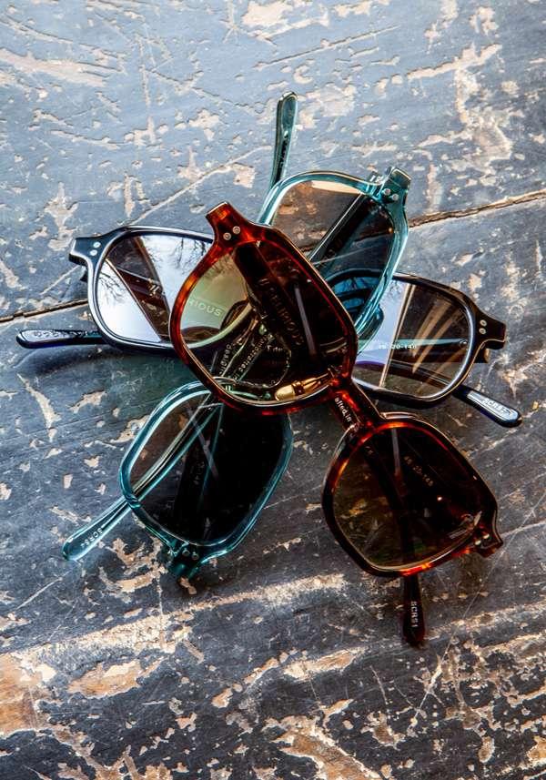 Rose & Lini DELIRIOUS “SCRIBA L” #3 GREEN SUNGLASSES