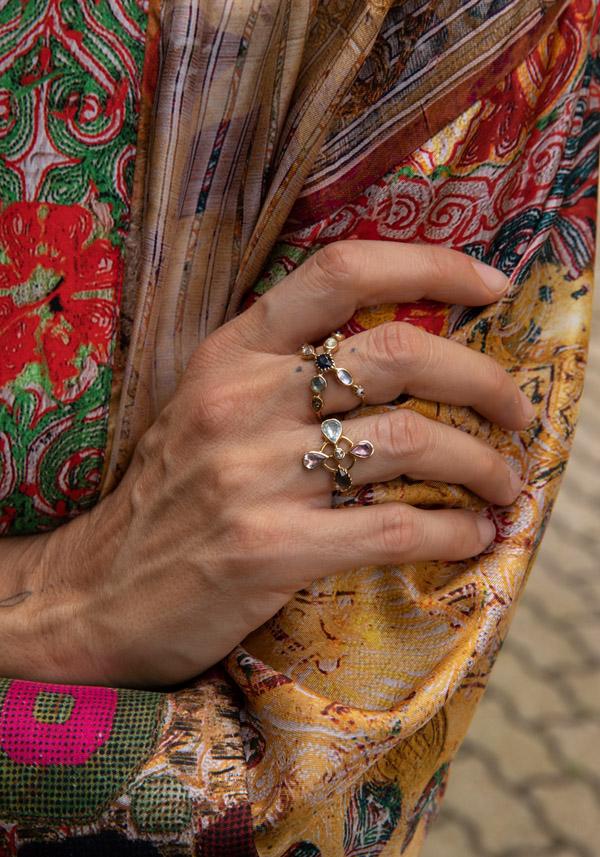 Rose & Lini DORETTE “BAGUE TRÈFLE” GOLD RING