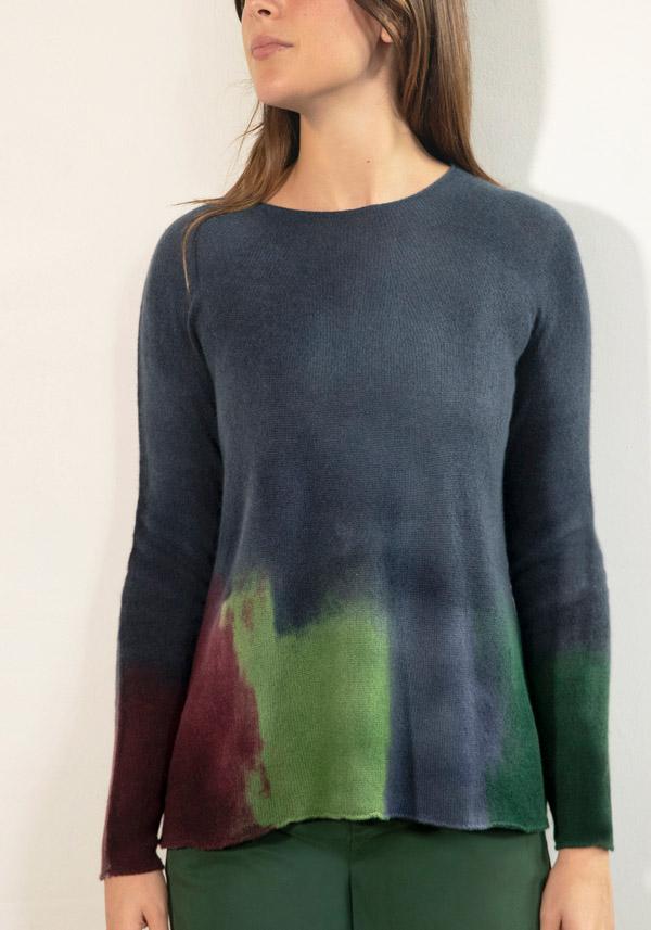 Rose & Lini FISSORE CASHMERE “BRUCO 71” KNIT DENIM