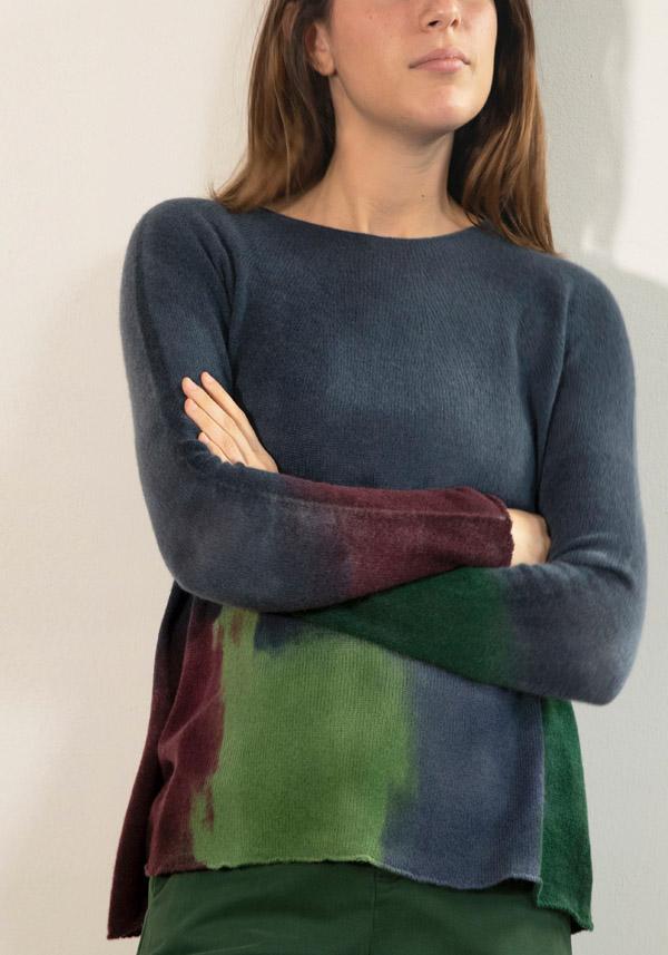 Rose & Lini FISSORE CASHMERE “BRUCO 71” KNIT DENIM