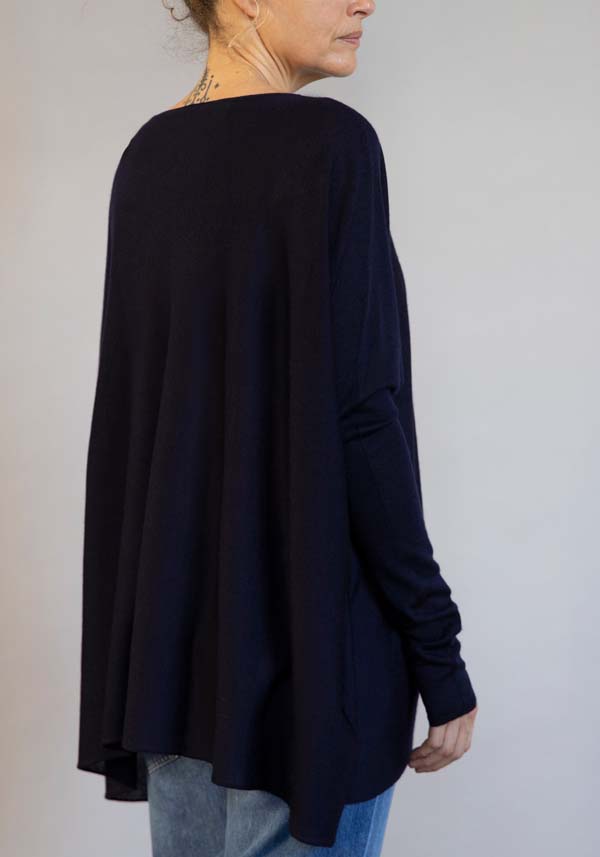 Rose & Lini FISSORE CASHMERE “ZURIGO” NAVY PULL