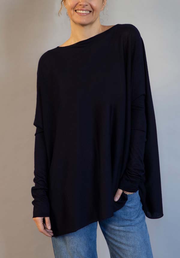 Rose & Lini FISSORE CASHMERE “ZURIGO” NAVY PULL