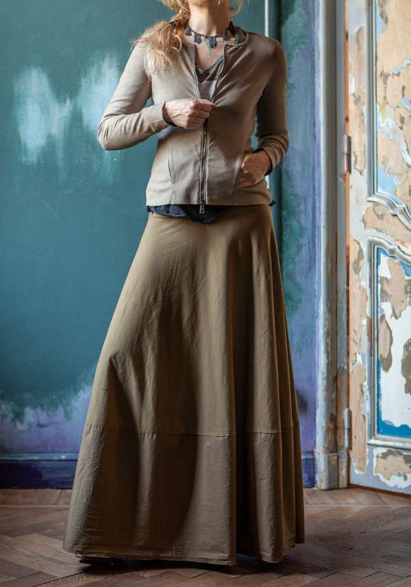 Rose & Lini GIORGIO BRATO MUD SUEDE LEATHER JACKET