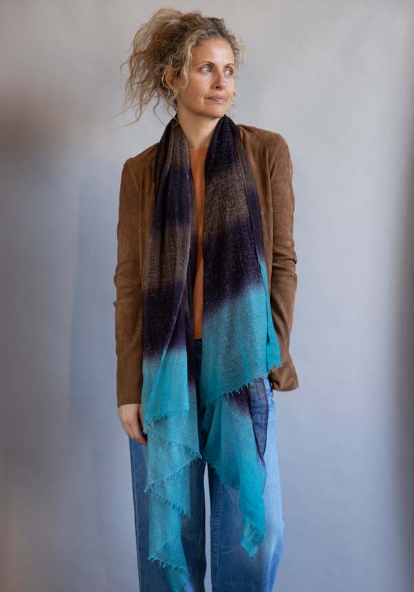 Rose & Lini GIORGIO BRATO SUEDE LEATHER “BLAZER” MUD
