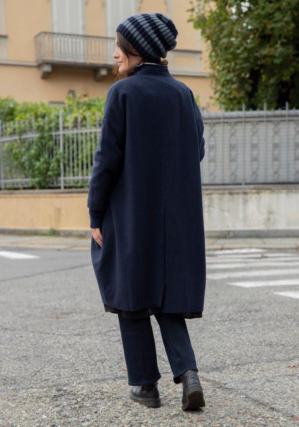 Rose & Lini HANNOH WOOL & CASHMERE “MILENA” NAVY COAT