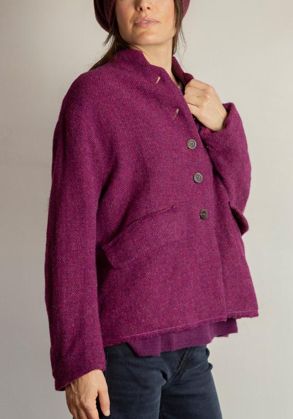 Rose & Lini HANNOH WOOL “VESTIA” MULBERRY JACKET