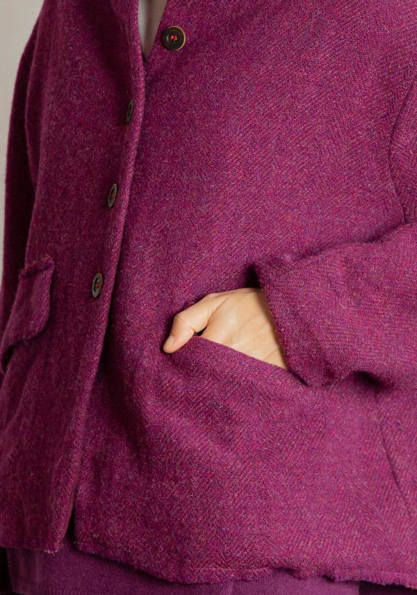 Rose & Lini HANNOH WOOL “VESTIA” MULBERRY JACKET