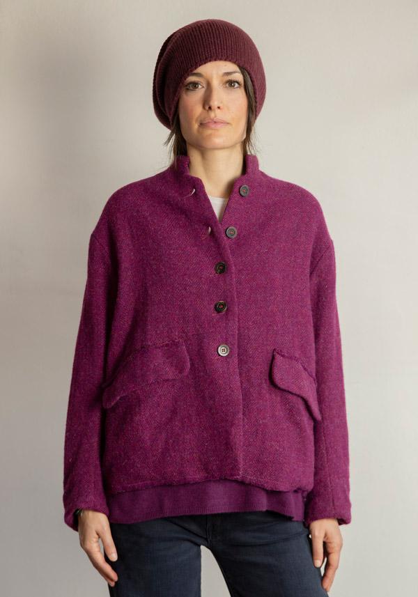 Rose & Lini HANNOH WOOL “VESTIA” MULBERRY JACKET