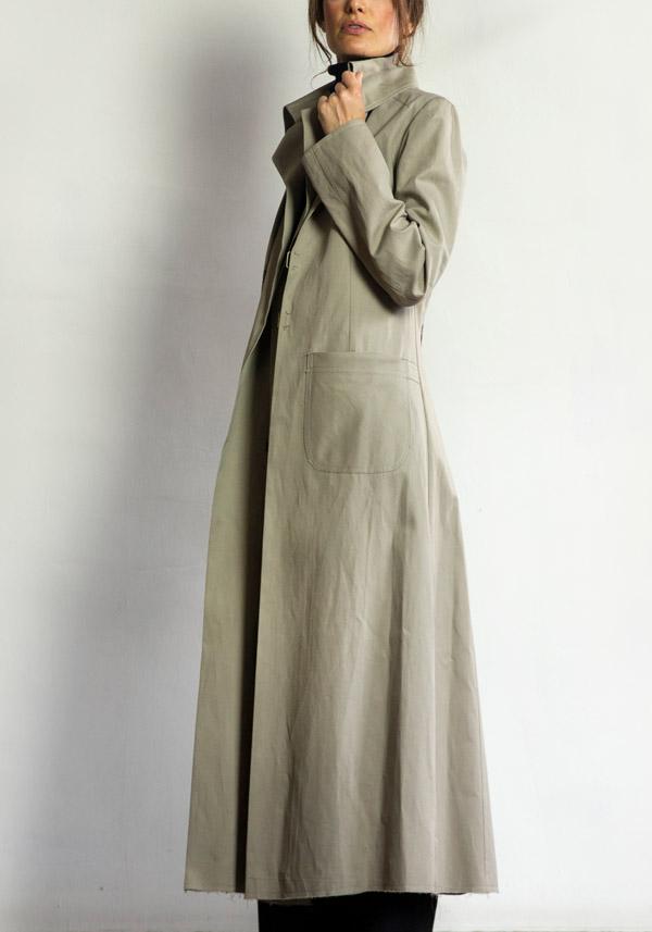 Rose & Lini IBRIGU COTTON TRENCH COAT “055” TAUPE