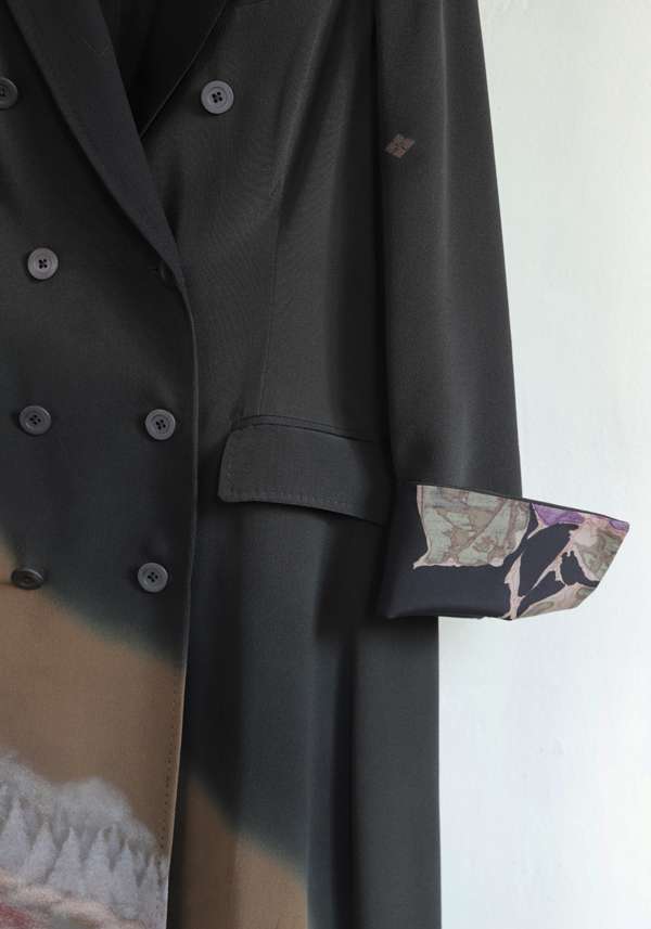 Rose & Lini IBRIGU UNIQUE SILK COAT “CP13 #3” || Size 42