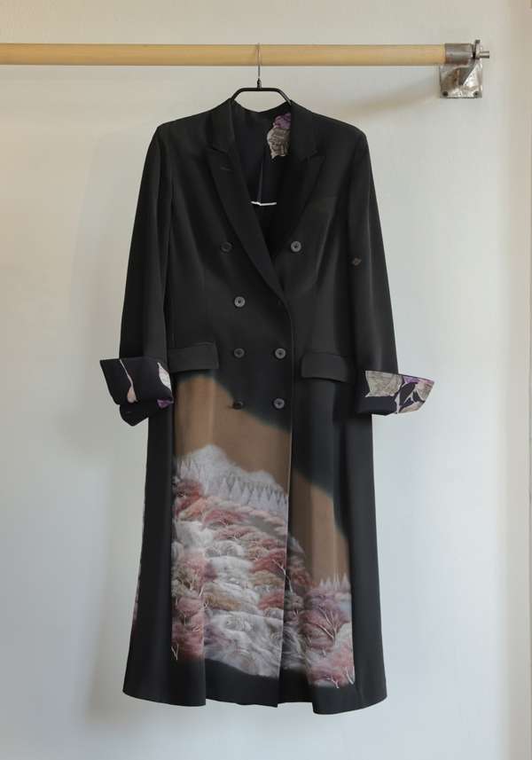 Rose & Lini IBRIGU UNIQUE SILK COAT “CP13 #3” || Size 42