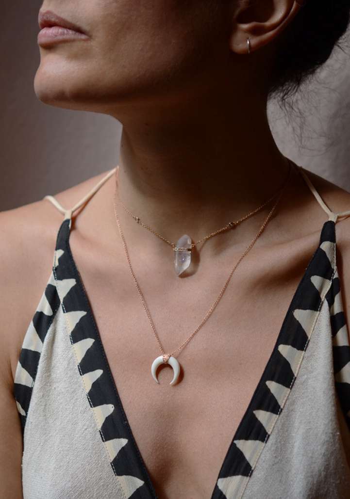 Rose & Lini JACQUIE AICHE CRYSTAL NECKLACE