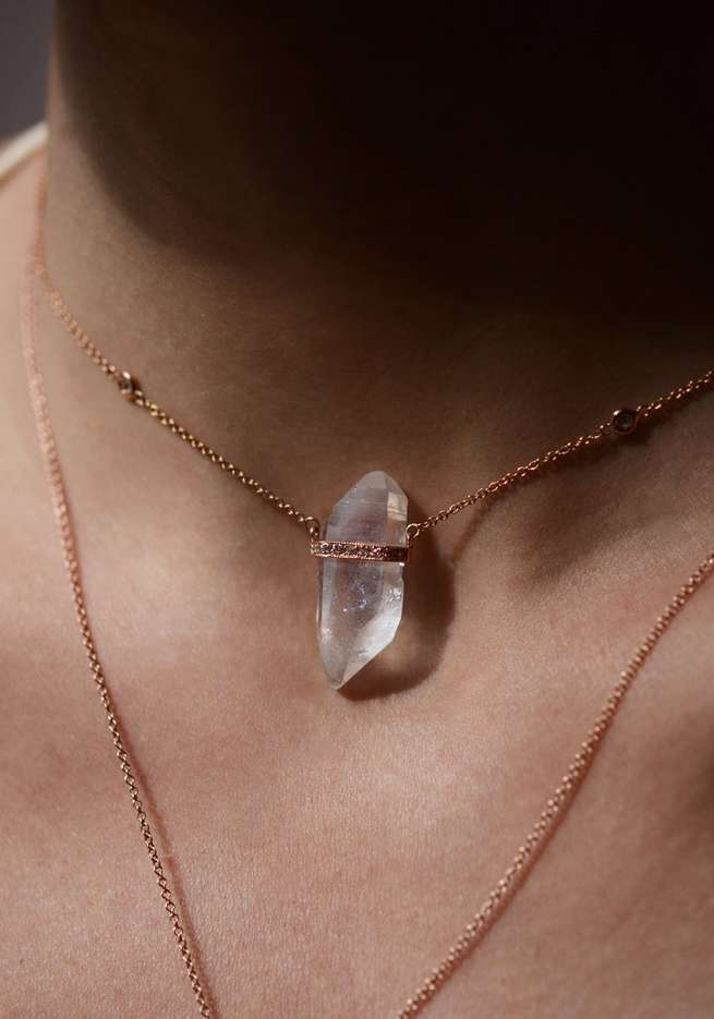 Rose & Lini JACQUIE AICHE CRYSTAL NECKLACE