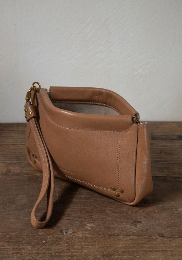 Rose & Lini JÉRÔME DREYFUSS “CLAP M” NUDE CLUTCH BAG