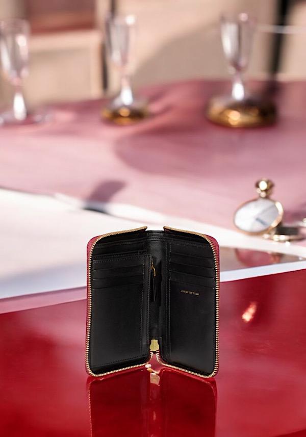 Rose & Lini JÉRÔME DREYFUSS “JULIEN” RUBY WALLET