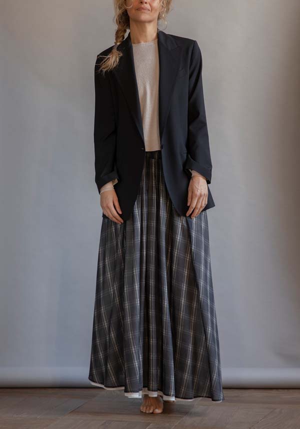 Rose & Lini KILTIE WOOL “DESOTO JACKET” BLACK