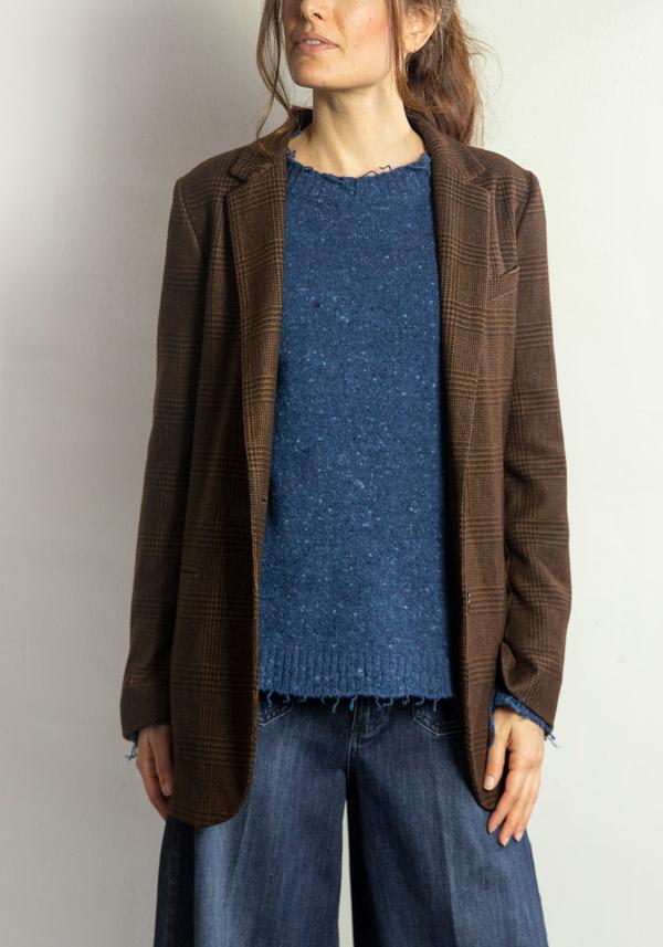 Rose & Lini KILTIE WOOL “LUCAS” BROWN & BLACK JACKET