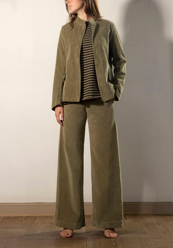 Rose & Lini LABO ART COTTON “DIANA” PANTS BONSAI