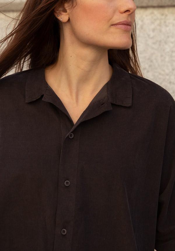 Rose & Lini LABO ART COTTON “TINA” BARK SHIRT