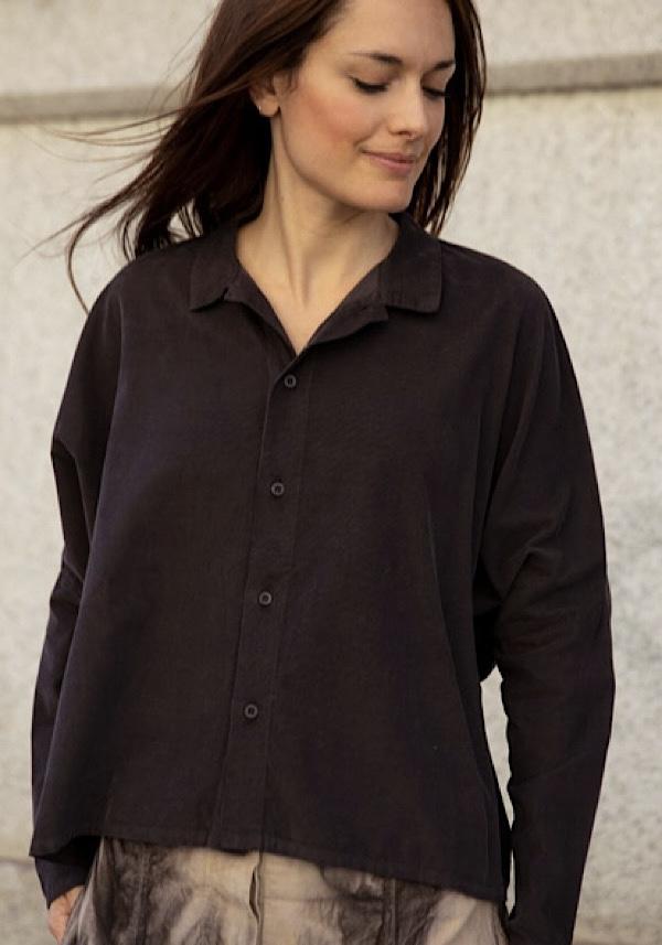 Rose & Lini LABO ART COTTON “TINA” BARK SHIRT