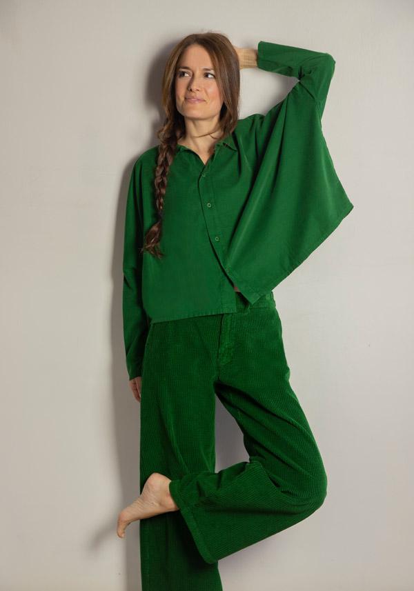 Rose & Lini LABO ART COTTON “TINA” PINE SHIRT