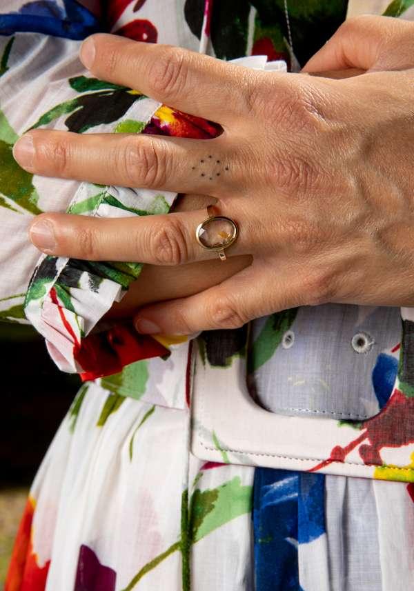 Rose & Lini MAITEA “OVAL” CLEAR TOURMALINE RING