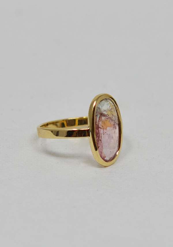 Rose & Lini MAITEA “OVAL” ROSE TOURMALINE RING