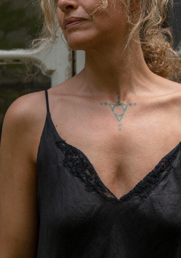 Rose & Lini MARC LE BIHAN BLACK “COMBI 2193” DRESS