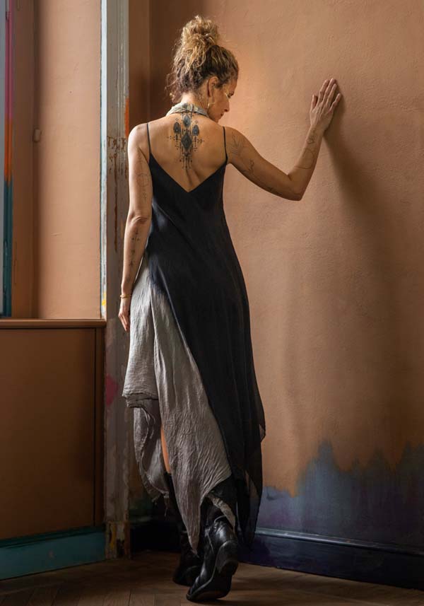 Rose & Lini MARC LE BIHAN BLACK & GREY “DRESS 2109”