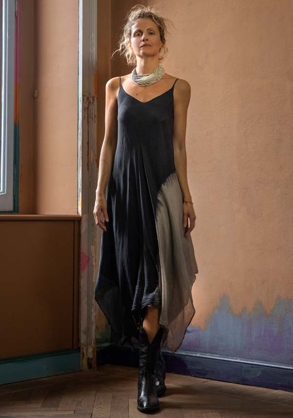 Rose & Lini MARC LE BIHAN BLACK & GREY “DRESS 2109”