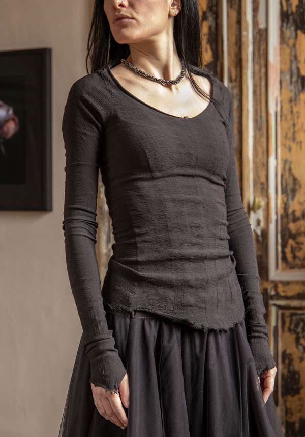 Rose & Lini MARC LE BIHAN “CORSET 26909” DARK BROWN