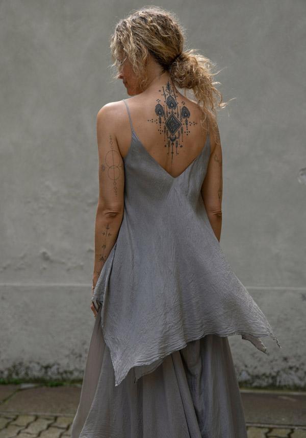 Rose & Lini MARC LE BIHAN SILK “TOP 2613” GREY